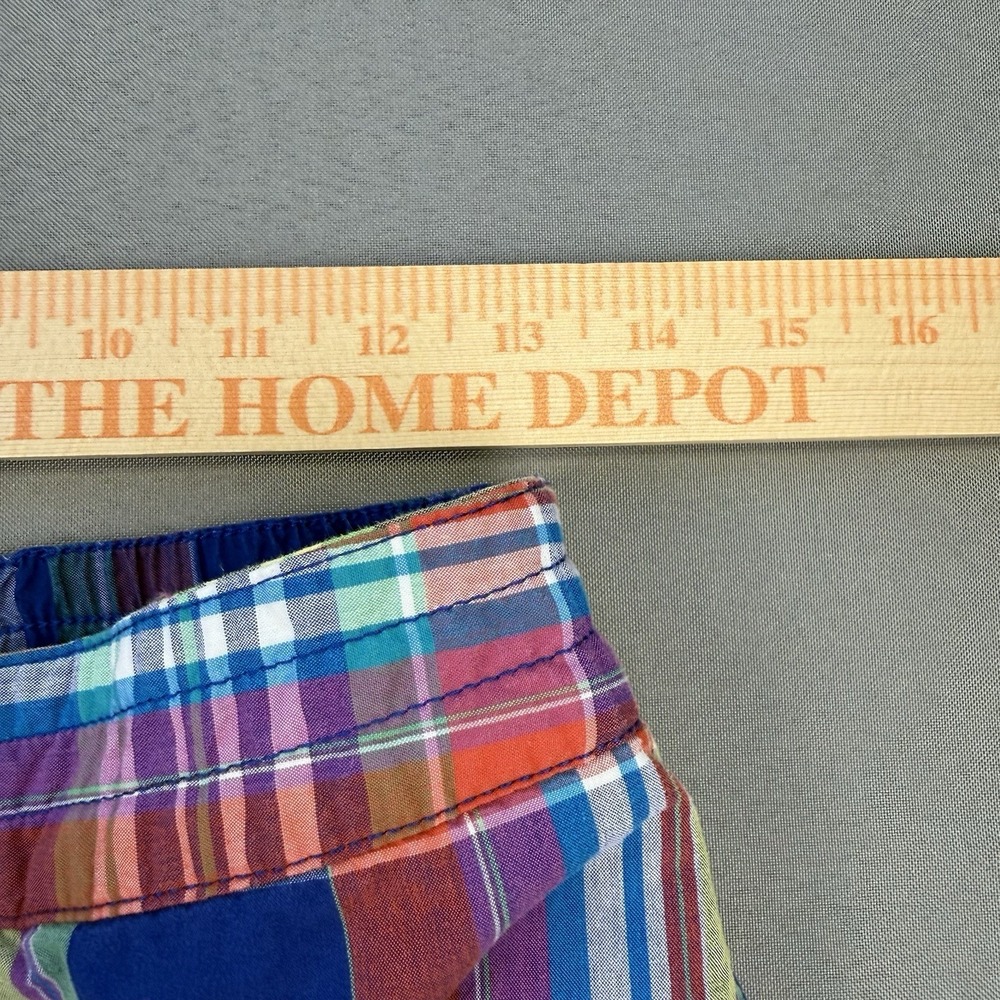 Polo Ralph Lauren Swim Trunks Boys 14-16 Multicolor Plaid Madras Mesh Lined - Picture 10 of 10
